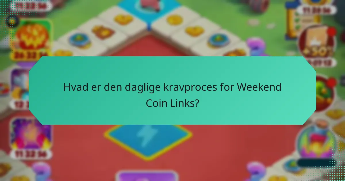 Hvilke bonusbelønninger kan jeg optjene gennem Weekend Coin Links?
