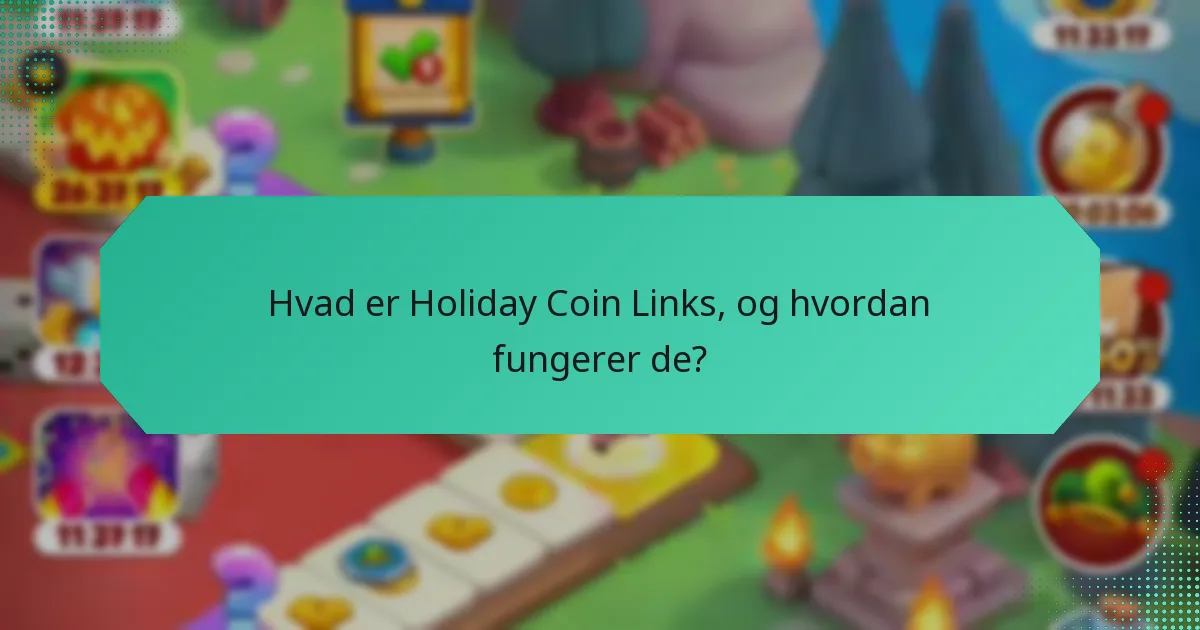 Hvilke festlige belønninger kan jeg optjene med Holiday Coin Links?