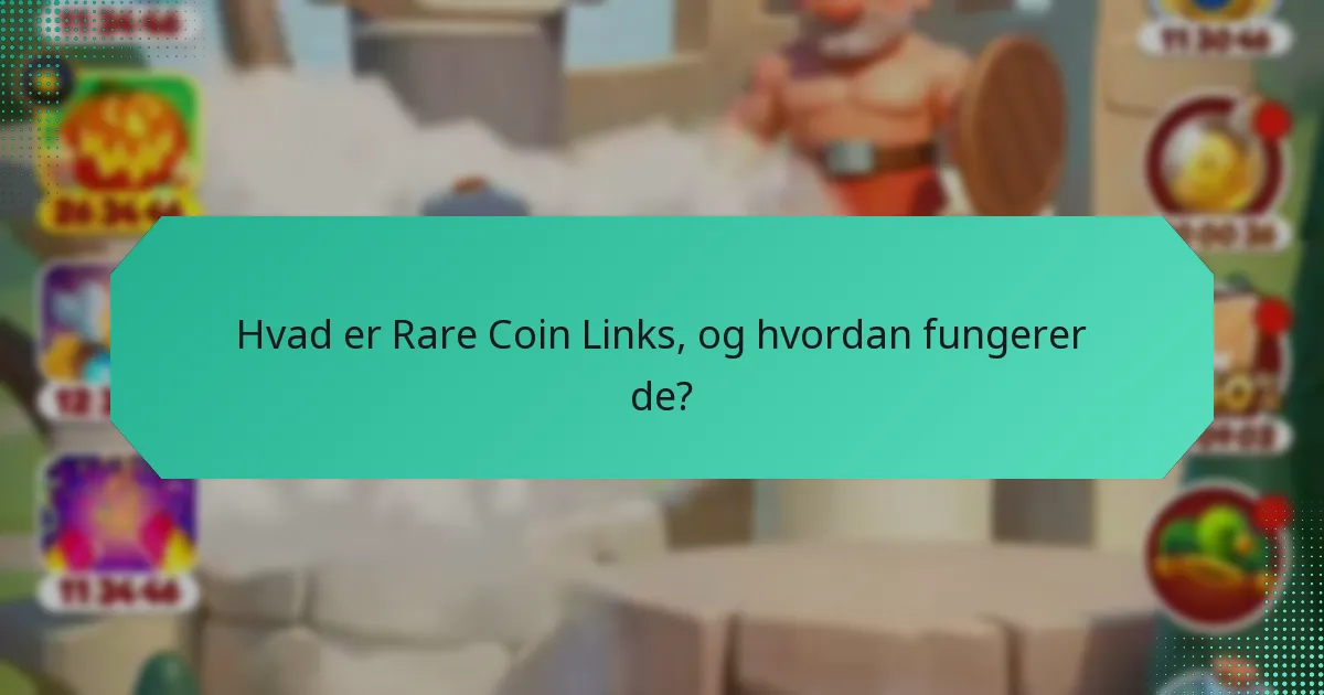 Hvilke unikke belønninger kan jeg tjene fra Rare Coin Links?