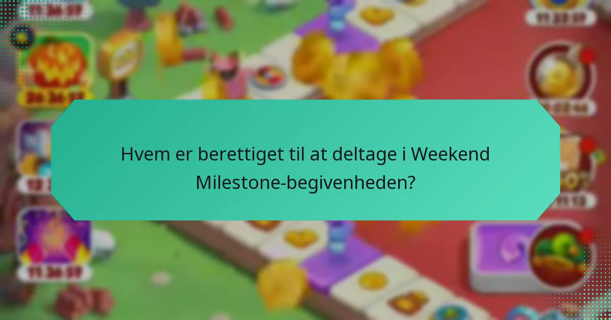 Hvordan fungerer daglige krav i Weekend Milestone-begivenheden?