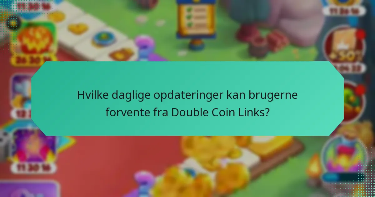 Hvilke særlige begivenheder er forbundet med Double Coin Links?